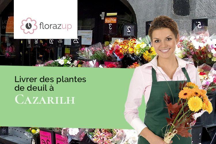 gerbes de fleurs pour un enterrement à Cazarilh (Hautes-Pyrénées/65370)
