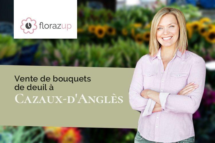 créations florales pour un deuil à Cazaux-d'Anglès (Gers/32190)