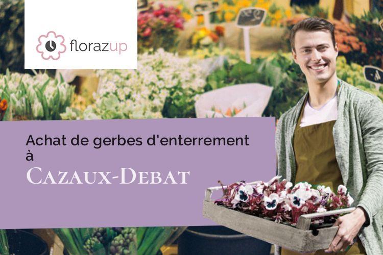 créations de fleurs pour des obsèques à Cazaux-Debat (Hautes-Pyrénées/65590)
