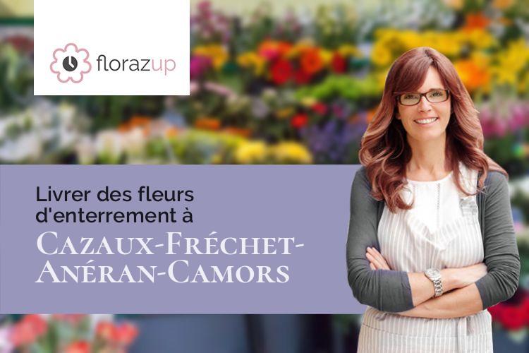 compositions de fleurs pour un enterrement à Cazaux-Fréchet-Anéran-Camors (Hautes-Pyrénées/65240)