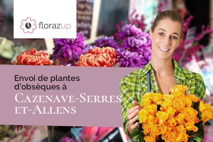 gerbes de fleurs pour un enterrement à Cazenave-Serres-et-Allens (Ariège/09400)