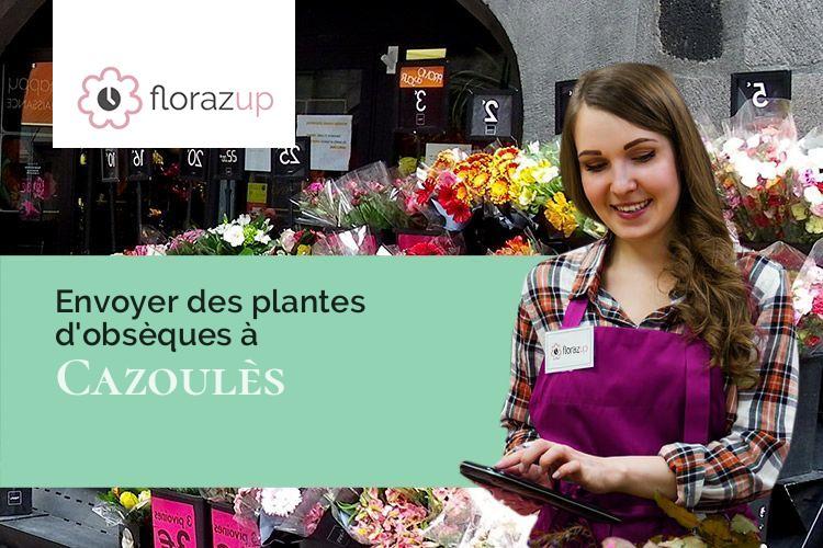 coupes de fleurs pour un décès à Cazoulès (Dordogne/24370)