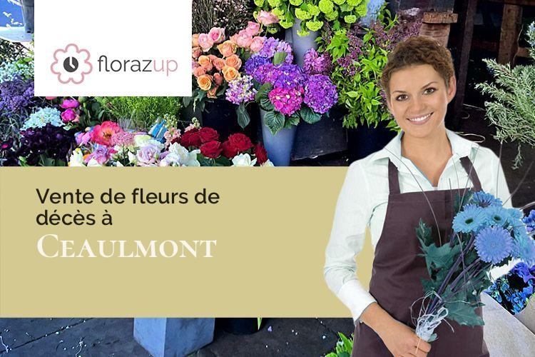 coupes de fleurs pour un deuil à Ceaulmont (Indre/36200)