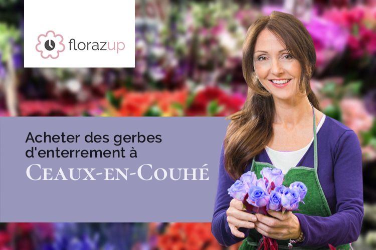 couronnes de fleurs pour une crémation à Ceaux-en-Couhé (Vienne/86700)