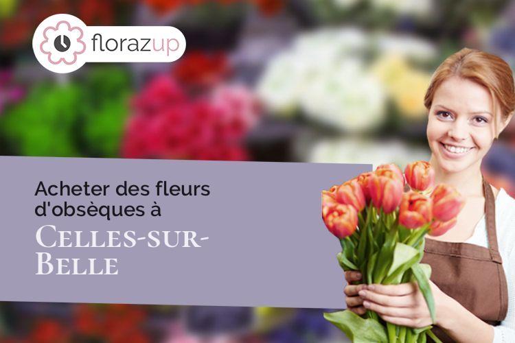 couronnes de fleurs pour un décès à Celles-sur-Belle (Deux-Sèvres/79370)