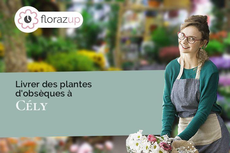 gerbes de fleurs pour des obsèques à Cély (Seine-et-Marne/77930)