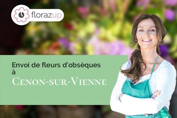 gerbes de fleurs pour des obsèques à Cenon-sur-Vienne (Vienne/86530)