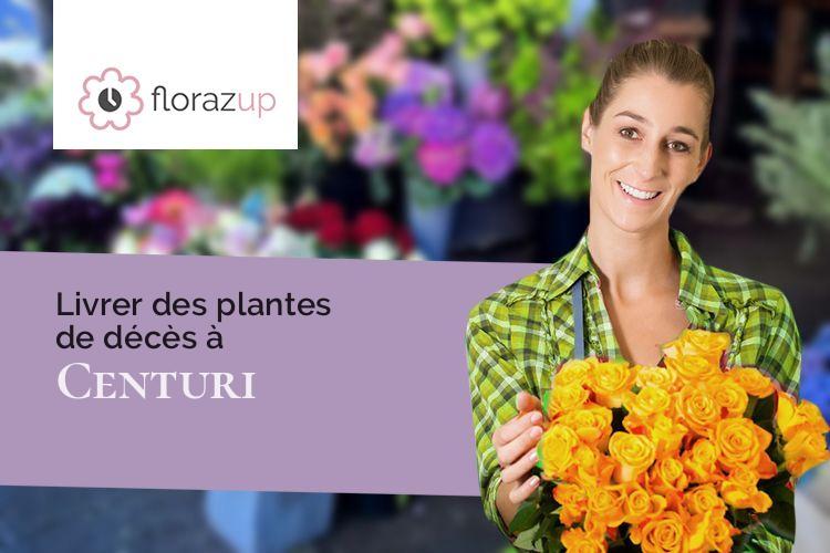 créations de fleurs pour des obsèques à Centuri (Corse/20238)