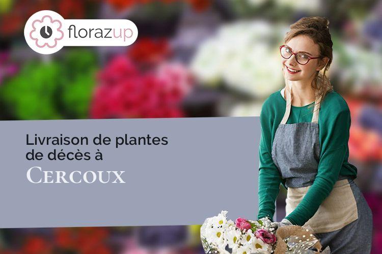 créations florales pour un enterrement à Cercoux (Charente-Maritime/17270)