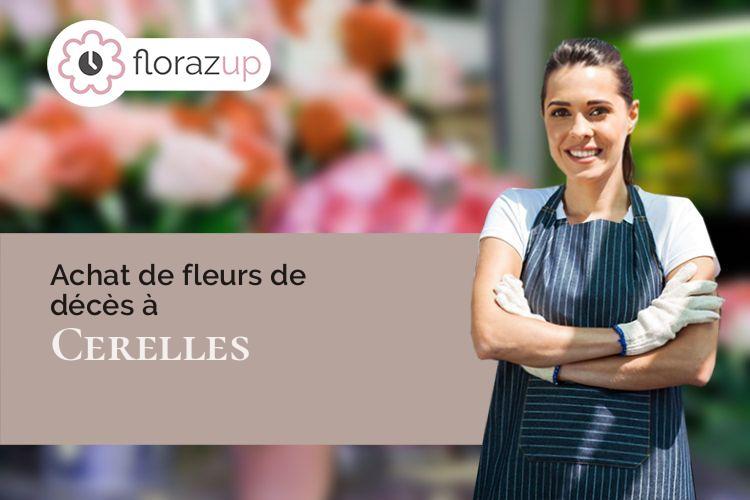 bouquets de fleurs pour un deuil à Cerelles (Indre-et-Loire/37390)