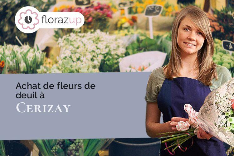 coupes de fleurs pour un enterrement à Cerizay (Deux-Sèvres/79140)