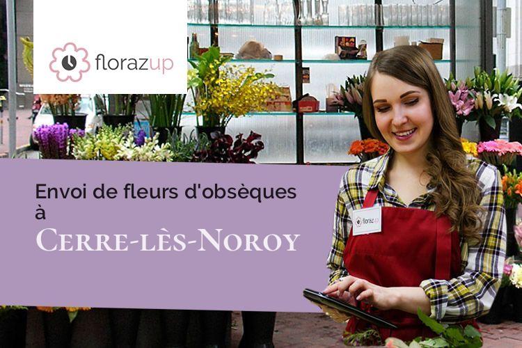 créations de fleurs pour un décès à Cerre-lès-Noroy (Haute-Saône/70000)