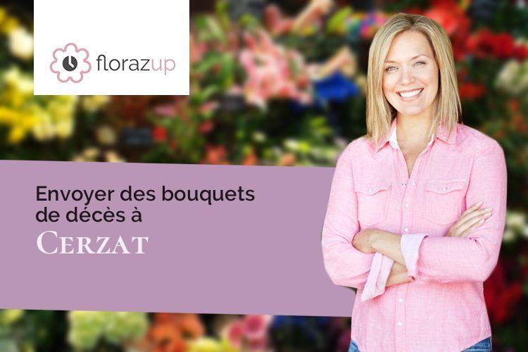 bouquets de fleurs pour une crémation à Cerzat (Haute-Loire/43380)