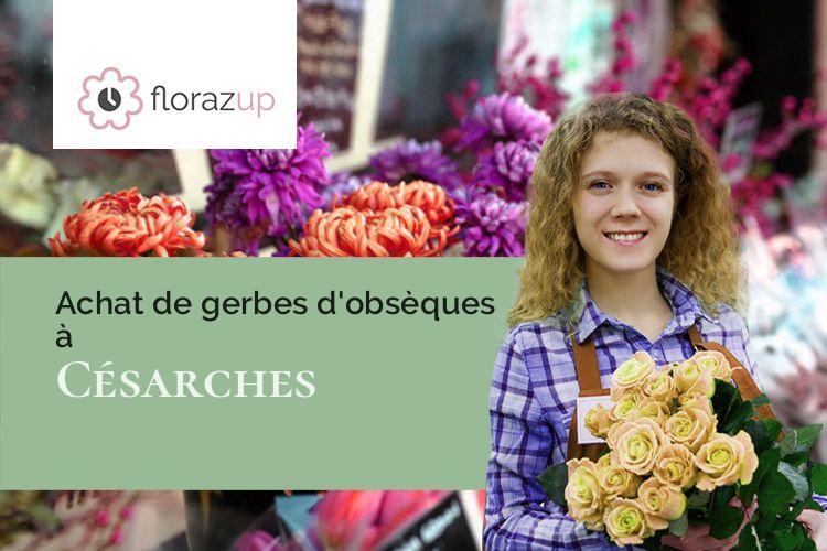 compositions de fleurs pour un enterrement à Césarches (Savoie/73200)