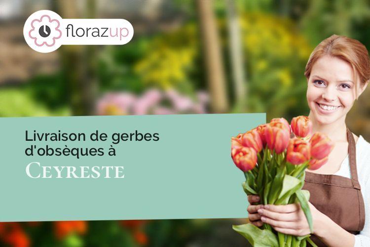 gerbes de fleurs pour une crémation à Ceyreste (Bouches-du-Rhône/13600)