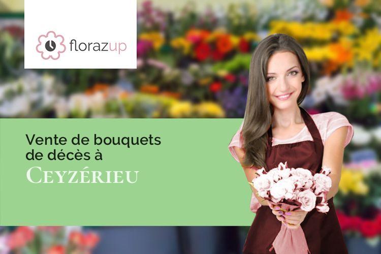 couronnes florales pour une crémation à Ceyzérieu (Ain/01350)