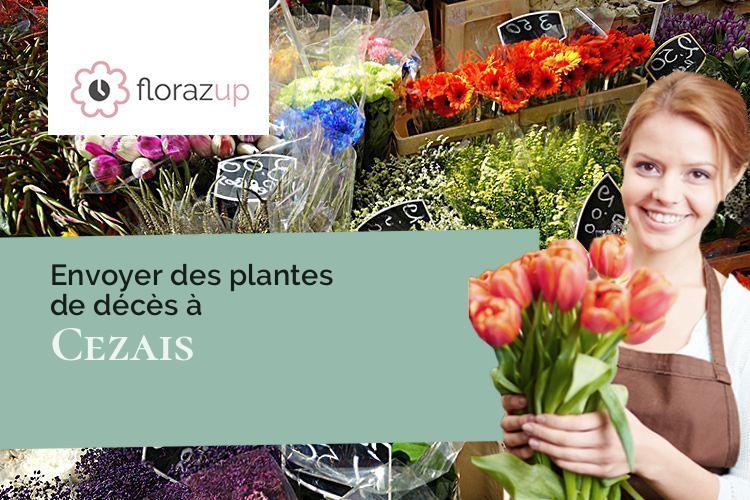 compositions de fleurs pour des obsèques à Cezais (Vendée/85410)