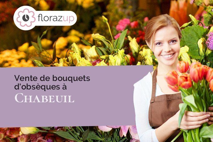 bouquets de fleurs pour un deuil à Chabeuil (Drôme/26120)