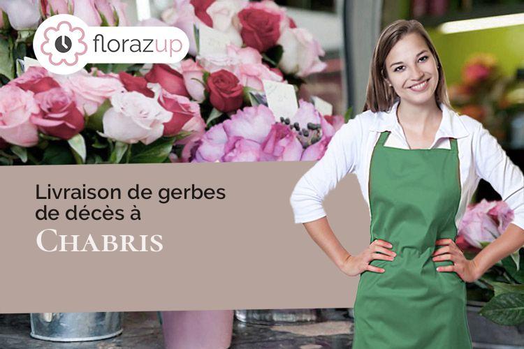 gerbes de fleurs pour un décès à Chabris (Indre/36210)