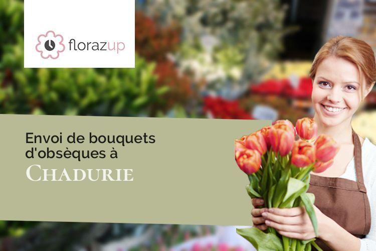 fleurs deuil pour des obsèques à Chadurie (Charente/16250)
