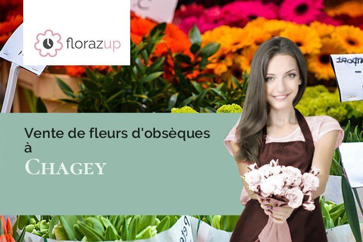 créations florales pour un deuil à Chagey (Haute-Saône/70400)