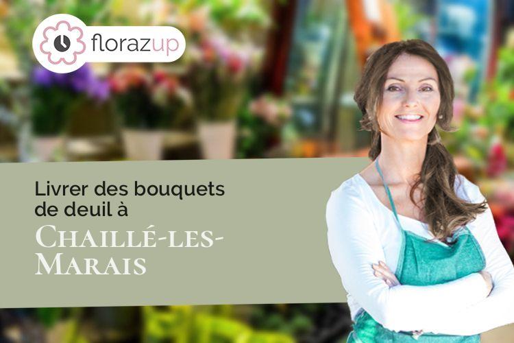 bouquets de fleurs pour un deuil à Chaillé-les-Marais (Vendée/85450)