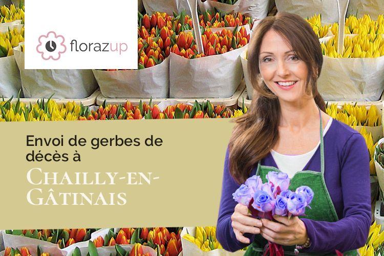 bouquets de fleurs pour un décès à Chailly-en-Gâtinais (Loiret/45260)