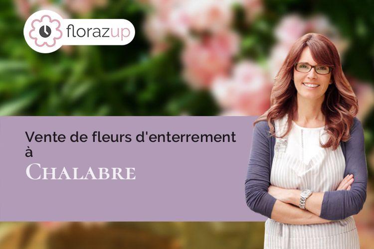 gerbes de fleurs pour un deuil à Chalabre (Aude/11230)