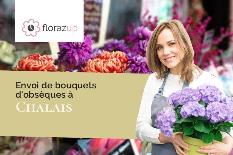 couronnes florales pour une crémation à Chalais (Dordogne/24800)