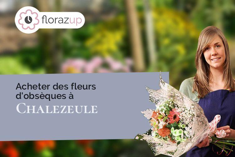 bouquets de fleurs pour des funérailles à Chalezeule (Doubs/25220)