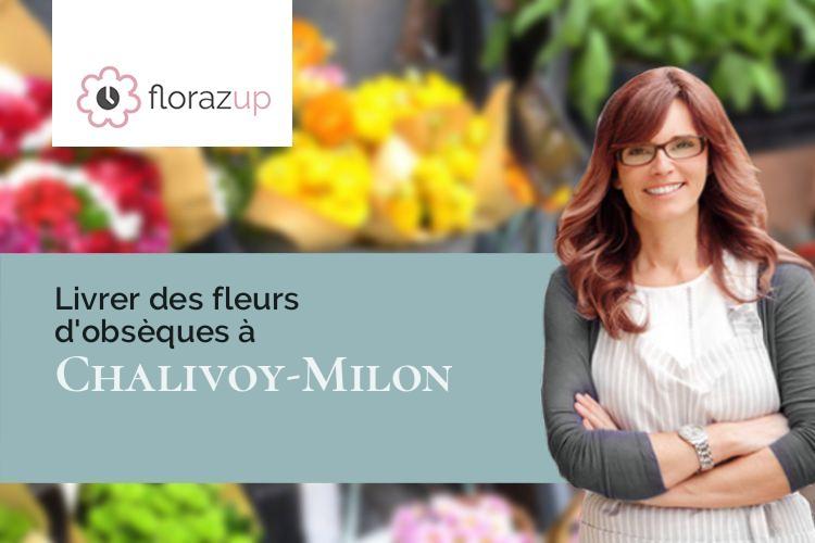 créations florales pour un décès à Chalivoy-Milon (Cher/18130)