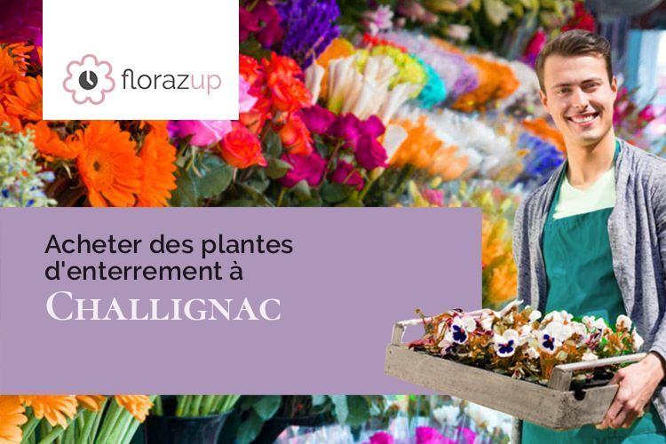 bouquets de fleurs pour des funérailles à Challignac (Charente/16300)