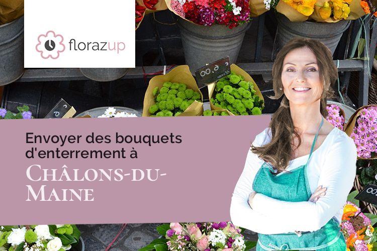 plantes pour des funérailles à Châlons-du-Maine (Mayenne/53470)