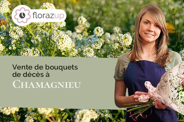 compositions florales pour un deuil à Chamagnieu (Isère/38460)