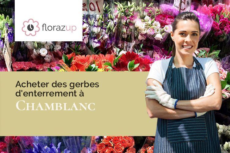 compositions de fleurs pour un décès à Chamblanc (Côte-d'Or/21250)