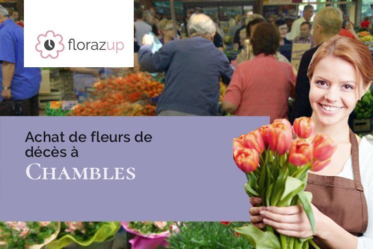 créations florales pour une crémation à Chambles (Loire/42170)