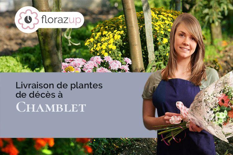 coeur de fleurs pour un enterrement à Chamblet (Allier/03170)