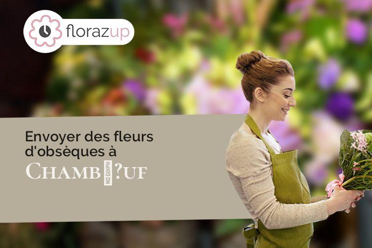 bouquets de fleurs pour un décès à Chambœ?uf (Loire/42330)