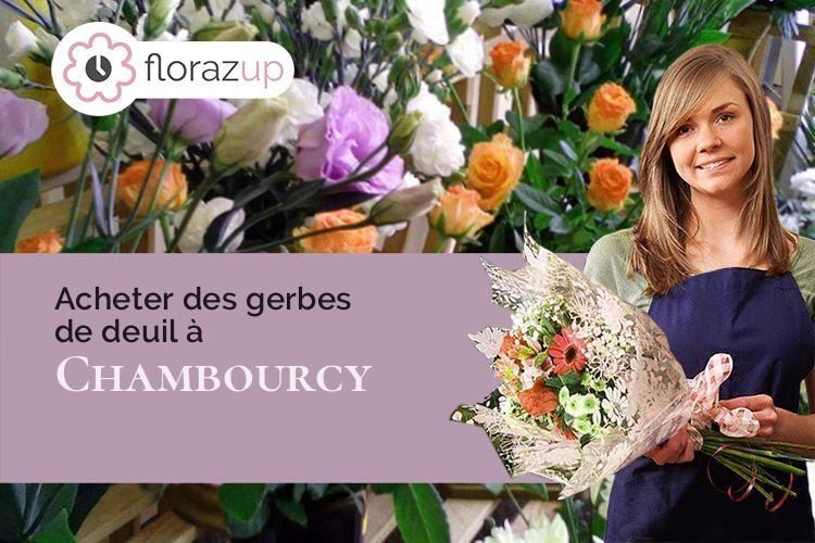coupes de fleurs pour un enterrement à Chambourcy (Yvelines/78240)