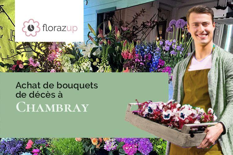 gerbes de fleurs pour un deuil à Chambray (Eure/27120)