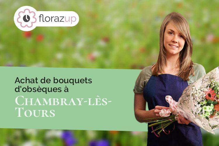 gerbes de fleurs pour des funérailles à Chambray-lès-Tours (Indre-et-Loire/37170)