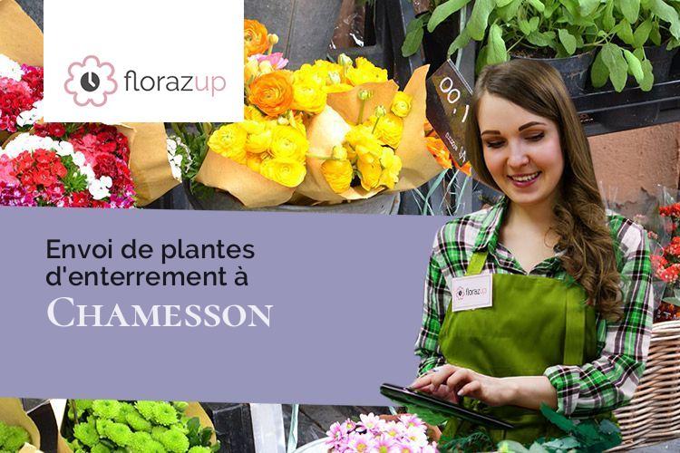 gerbes de fleurs pour une crémation à Chamesson (Côte-d'Or/21400)