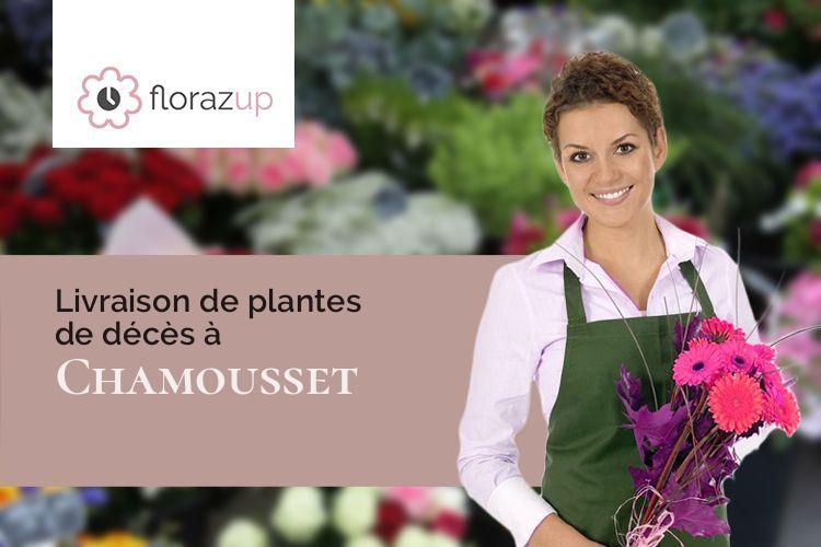 gerbes de fleurs pour des obsèques à Chamousset (Savoie/73390)