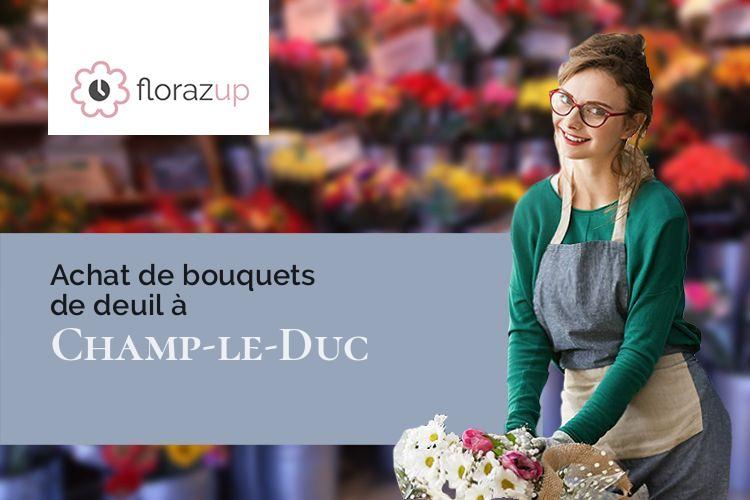 gerbes de fleurs pour un deuil à Champ-le-Duc (Vosges/88600)