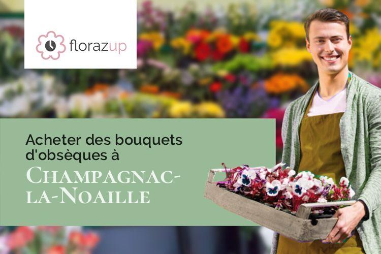 compositions florales pour un décès à Champagnac-la-Noaille (Corrèze/19320)
