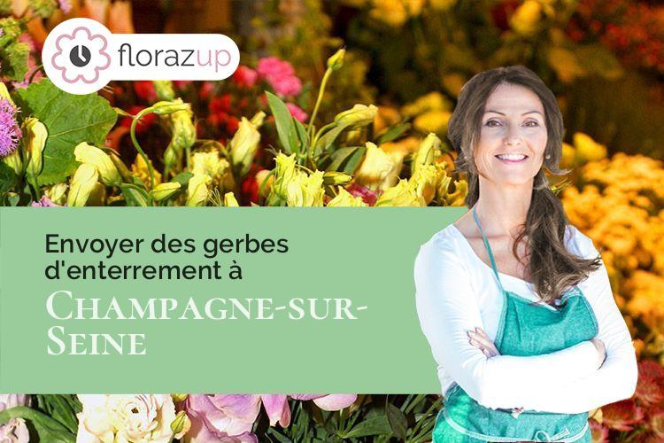 bouquets de fleurs pour des obsèques à Champagne-sur-Seine (Seine-et-Marne/77430)