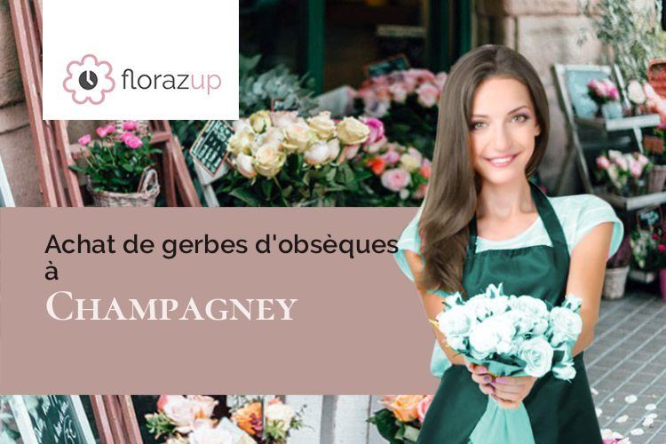 créations florales pour des funérailles à Champagney (Doubs/25170)