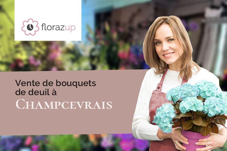 créations florales pour des funérailles à Champcevrais (Yonne/89220)