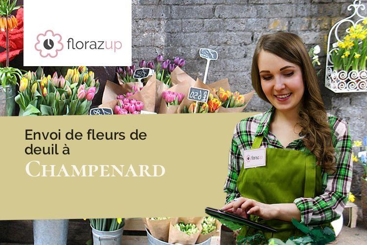 créations de fleurs pour une crémation à Champenard (Eure/27600)