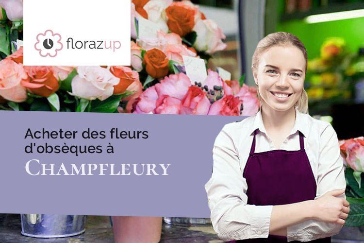 bouquets de fleurs pour un enterrement à Champfleury (Marne/51500)